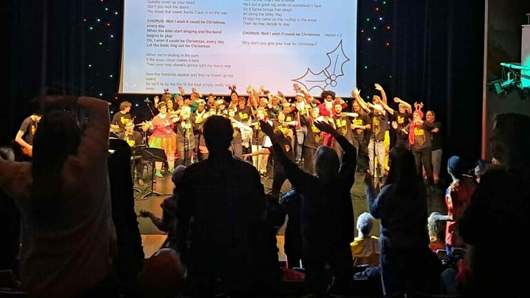 THE CHOIR WITH NO NAME KICKS OFF CITY'S SEASONAL CELEBRATIONS