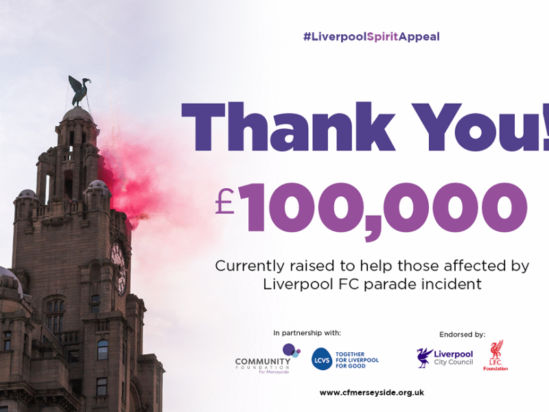 LFC Foundation and Forever Reds donations take Liverpool Spirit Appeal over £100,000
